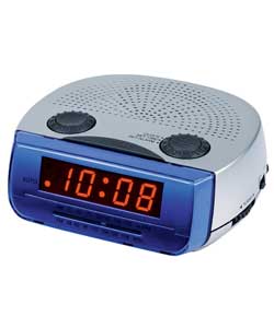 AM/FM tuner bands.Snooze function.Wake to radio or buzzer.12 hour clock.AM/PM indicator.Size (H)5.1 