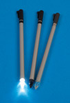 · Unique 3 pack PDA stylus pens · Includes fantastic white LED stylus pen  ball point pen and rese