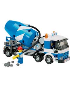 Unbranded LEGO; CITY Concrete Mixer