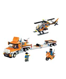 Unbranded LEGO; CITY Helicopter Transporter