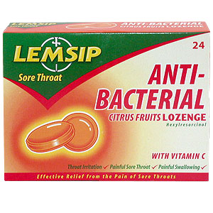 Lemsip Sore Throat Anti-Bacterial Citrus Fruits Lo