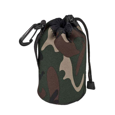 Made from soft neoprene and finished in Forest Green, the large LensCoat LensPouch is 9 inches in le
