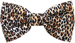 Unbranded Leopard Skin Bow Tie