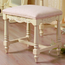 Les Saisons champagne dressing table stool