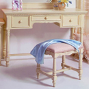 Les Saisons champagne kneehole dressing table