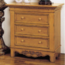 Les Saisons cherry 3 drawer miniature chest