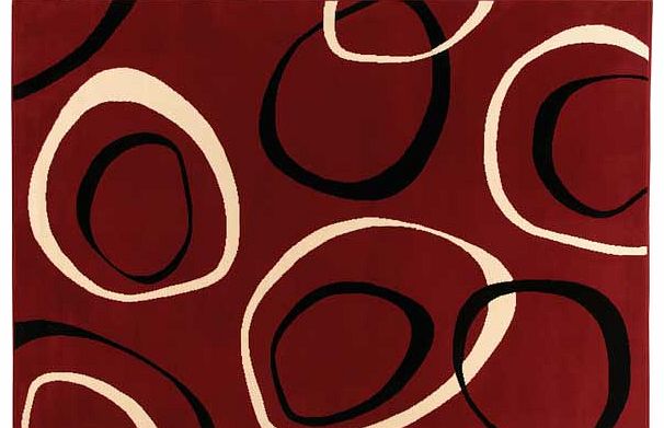 Give your room a splash of colour with this Lexi Rug in red. This rug is perfect for giving a modern home a stylish finishing touch. 100% polypropylene. Surface shampoo only. Size L160. W120cm. Weight 2.7kg. (Barcode EAN=5053095075977)