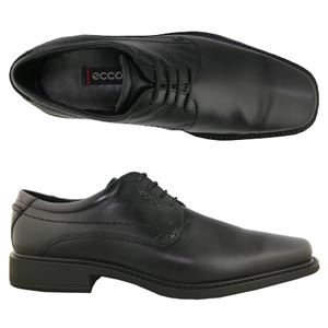 A 4 eyelet Derby from Ecco. Features rich, naturally soft and breathable leather uppers, moisture ab