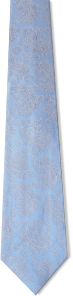 Light Blue Paisley Tie