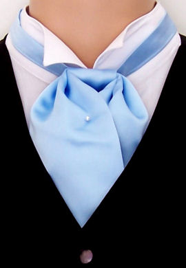 Unbranded Light Blue Wedding Cravat