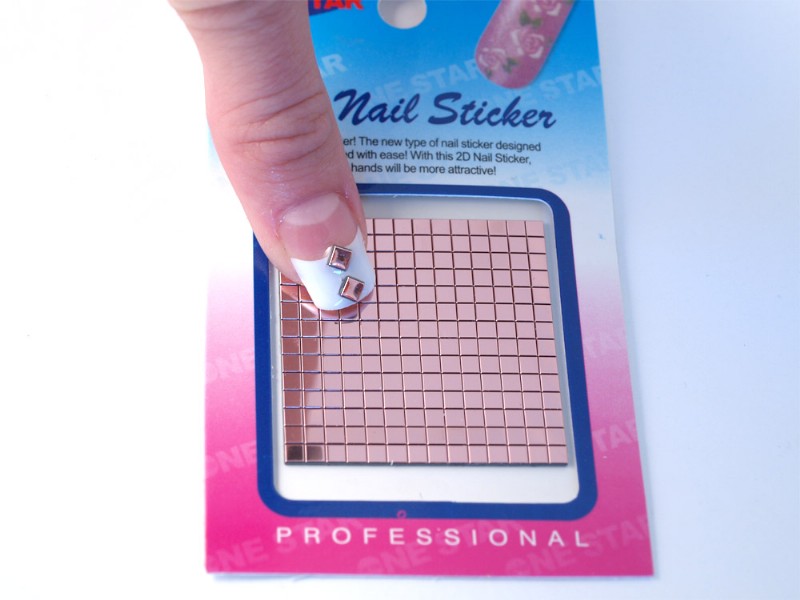 Unbranded Light Pink Mosaic Stickers