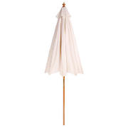 This lightwood parasol has a 100 hardwood frame which is extremely durable. The cover is made from c