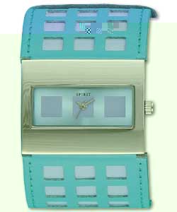 Lilac and Blue Strap Watch