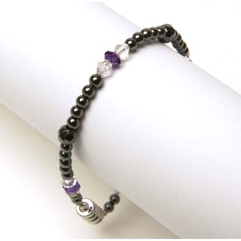 Lilac Bead Bracelet