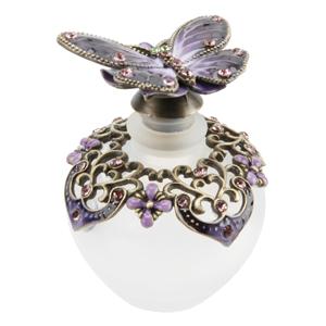 Unbranded Lilac Butterfly Perfume Bottle