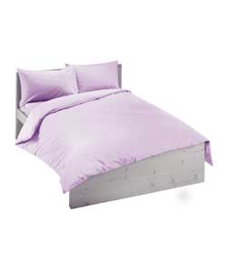 Unbranded Lilac Double Bed Quilt Cover Set