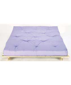 100% cotton covers. Size of mattress (H)14,(W)135,(D)195cm. Weight 13.5kg. Filling 2 x