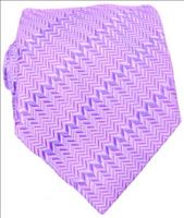 Unbranded Lilac Zigzag Necktie by Timothy Everest