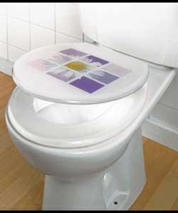 Liliac Floral Toilet Seat