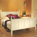 Lilly Painted Buttermilk pine bed furniture