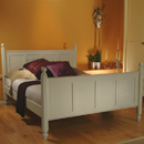 Lilly Painted Ivory pine bed furniture