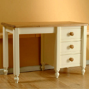 Lilly Painted single pedestal Pine dressing