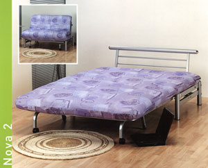 The  Limelight, Nova 2, 4FT Metal Sofa Bed is a pa