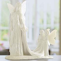 Reminiscent of romantic fairy figures from Victorian paintings, this beautiful fairy bride is