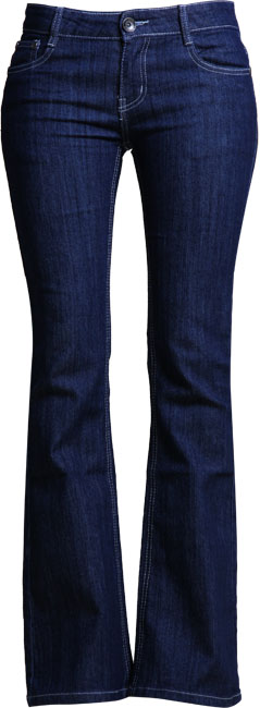 Indigo denim jeans with embroidered pockets 95 Cotton. 5 Elastaine Leg 32`.