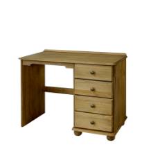 Unbranded Lincoln Pine Single Pedestal Dressing Table