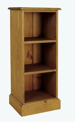 OPEN FRONTED LINEN TOWER WITH 2 SHELVES