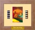 Unbranded Lion King (The) - Double Film Cell: 245mm x 305mm (approx) - beech effect frame with ivory mount