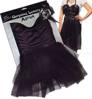 This is just like our gorgeous luxury aprons, but for those who like the little black dress number i