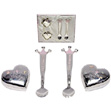 This Little Princess Heart Shaped First Tooth  First Curl  Spoon and Fork gift set is a stunning