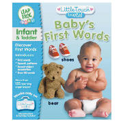 Interactive games and music will delight your little one in this talking word book that introduces o