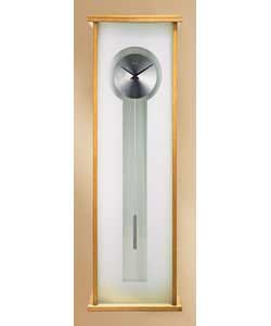 Unbranded London Clock Co. Wood/Glass Floor Standing Pendulum Clock