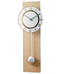 London Clock Frosted Glass Quartz Pendulum Clock