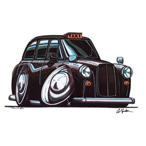 London Taxi - Black Kids T-shirt