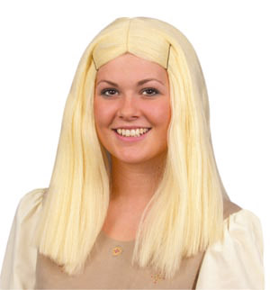 Long blonde wig