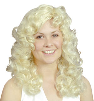 Long Starlet wig, blonde
