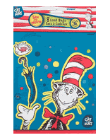 Loot bag - Cat in the Hat - pack of 8