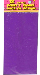 Loot bag - paper - purple