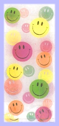 Loot bag - Smiley face - cellophane with tie- bag of 20