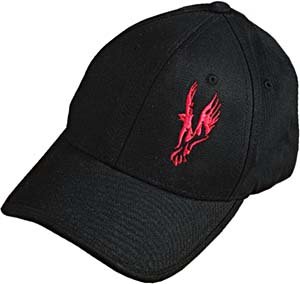 black baseball cap with eagle emblem