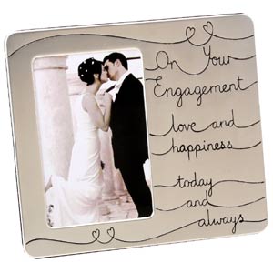 Unbranded Love Happiness On Your Engagement Photo Frame