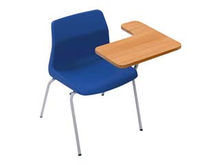 Unbranded Lumbar poly writing tablet chairs