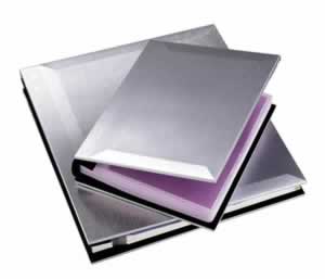 This luxurious brushed aluminium photo album is the perfect home for your special memories