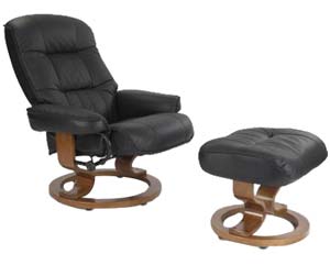 Unbranded Luxury recliner and footstool