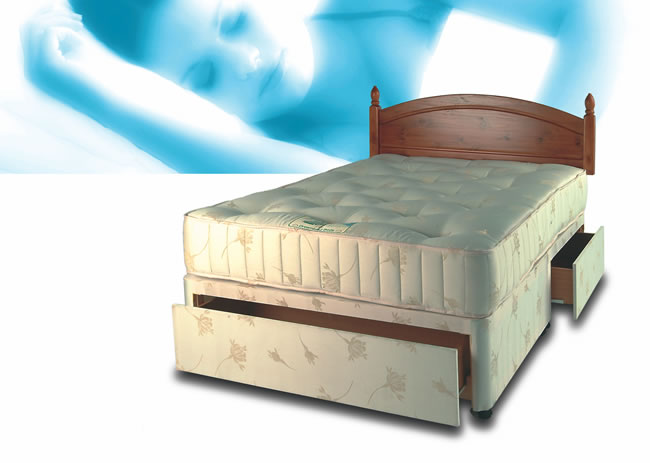 Luxury supreme pocket sprung mattress 4 foot