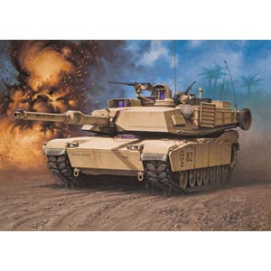 M1 A2 Abrams plastic kit from German specialists Revell. The M1 Abrams has been made in various vers